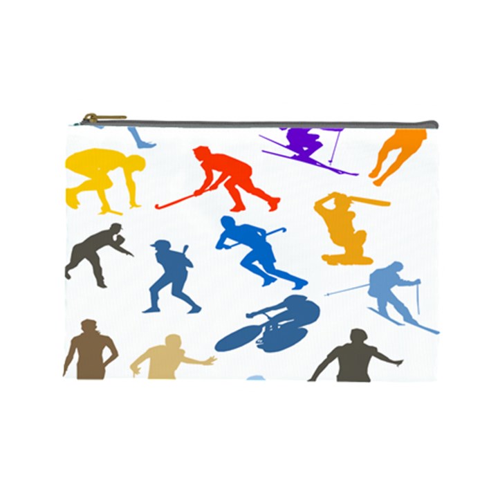 Sport Player Playing Cosmetic Bag (Large) 