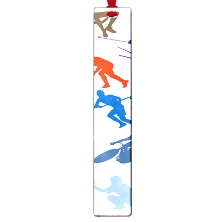 Sport Player Playing Large Book Marks