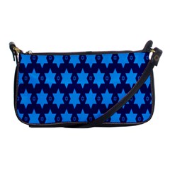 Star Blue Space Wave Chevron Sky Shoulder Clutch Bags