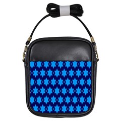Star Blue Space Wave Chevron Sky Girls Sling Bags by Mariart