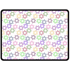 Star Space Color Rainbow Pink Purple Green Yellow Light Neons Fleece Blanket (large) 