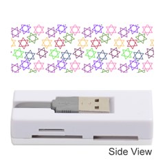 Star Space Color Rainbow Pink Purple Green Yellow Light Neons Memory Card Reader (stick) 