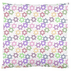 Star Space Color Rainbow Pink Purple Green Yellow Light Neons Large Cushion Case (one Side)