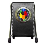 Team Soccer Coming Out Tease Ball Color Rainbow Sport Pen Holder Desk Clocks Front