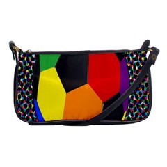 Team Soccer Coming Out Tease Ball Color Rainbow Sport Shoulder Clutch Bags by Mariart