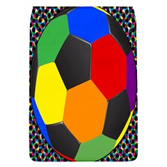 Team Soccer Coming Out Tease Ball Color Rainbow Sport Flap Covers (l)  by Mariart