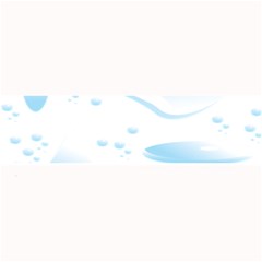 Water Drops Bubbel Rain Blue Circle Large Bar Mats by Mariart