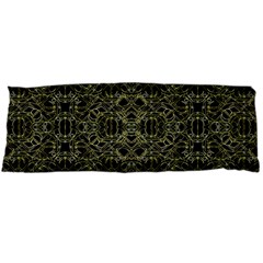 Golden Geo Tribal Pattern Body Pillow Case (dakimakura) by dflcprints