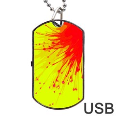 Big Bang Dog Tag Usb Flash (one Side) by ValentinaDesign