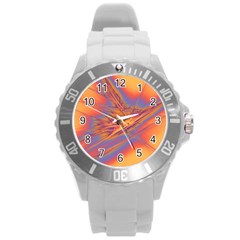 Big Bang Round Plastic Sport Watch (l) by ValentinaDesign