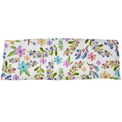 Twigs And Floral Pattern Body Pillow Case Dakimakura (two Sides) by Coelfen