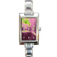 Lights Rectangle Italian Charm Watch by ValentinaDesign