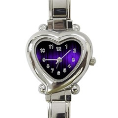 Lights Heart Italian Charm Watch by ValentinaDesign