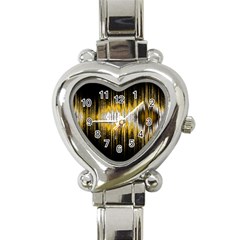 Light Heart Italian Charm Watch by ValentinaDesign