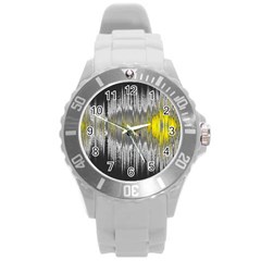 Light Round Plastic Sport Watch (l) by ValentinaDesign