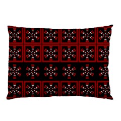 Dark Tiled Pattern Pillow Case by linceazul