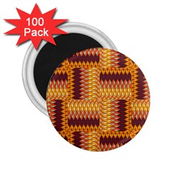 Geometric Pattern 2 25  Magnets (100 Pack)  by linceazul