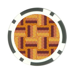 Geometric Pattern Poker Chip Card Guard (10 Pack) by linceazul