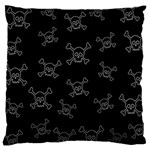 Skull pattern Large Cushion Case (Two Sides) Front