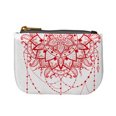 Mandala Pretty Design Pattern Mini Coin Purses by Nexatart