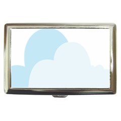 Cloud Sky Blue Decorative Symbol Cigarette Money Cases