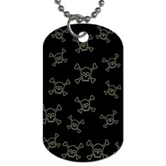 Skull Pattern Dog Tag (two Sides)