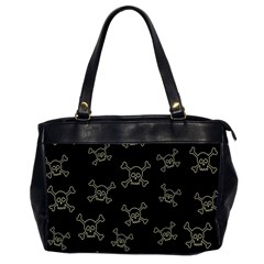 Skull Pattern Office Handbags (2 Sides)  by ValentinaDesign