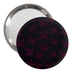 Skull Pattern 3  Handbag Mirrors by ValentinaDesign