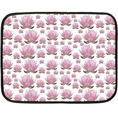 Lotus Fleece Blanket (mini) by ValentinaDesign