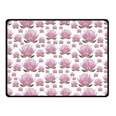 Lotus Fleece Blanket (small) by ValentinaDesign