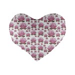 Lotus Standard 16  Premium Heart Shape Cushions Back