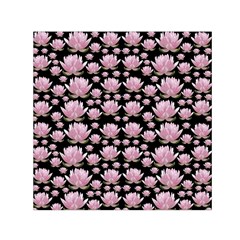 Lotus Small Satin Scarf (square) by ValentinaDesign