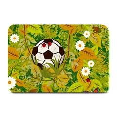 Ball On Forest Floor Plate Mats by linceazul