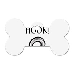 Hooked On Hook! Dog Tag Bone (two Sides) by badwolf1988store