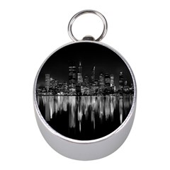 City Panorama Mini Silver Compasses by Valentinaart