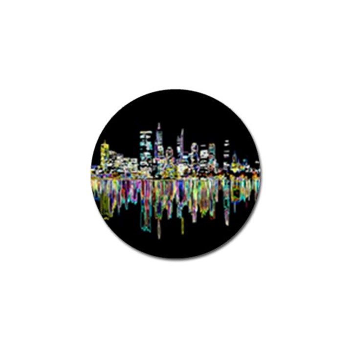 City panorama Golf Ball Marker (4 pack)