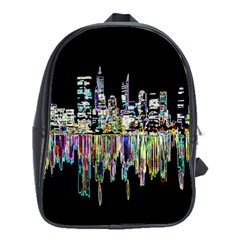 City Panorama School Bags(large)  by Valentinaart