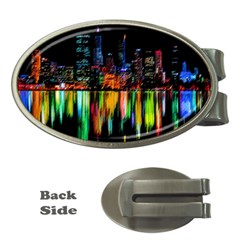 City Panorama Money Clips (oval)  by Valentinaart