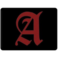 The Scarlet Letter Double Sided Fleece Blanket (large)  by Valentinaart