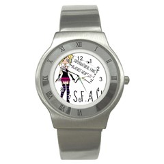 S F A W  Stainless Steel Watch by badwolf1988store