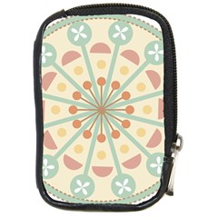 Blue Circle Ornaments Compact Camera Cases