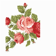 Flower Rose Pink Red Romantic Large Garden Flag (two Sides) by Nexatart
