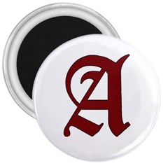 The Scarlet Letter 3  Magnets by Valentinaart