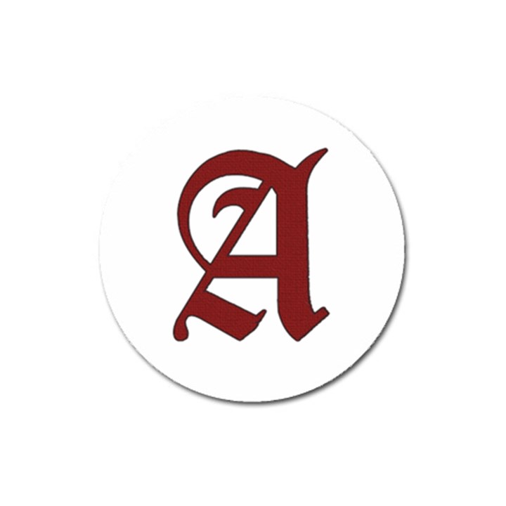 The Scarlet Letter Magnet 3  (Round)