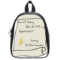 Dear J K  Rowling    School Bags (small) 