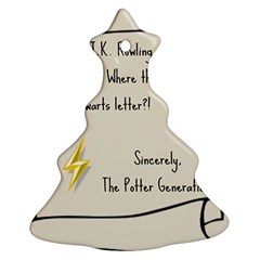 Dear J K  Rowling    Christmas Tree Ornament (two Sides)