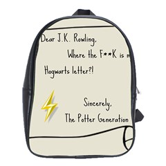 Dear J K  Rowling    School Bags (xl) 