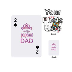 Crazy Pageant Dad Playing Cards 54 (mini)  by Valentinaart