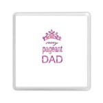 Crazy pageant dad Memory Card Reader (Square)  Front