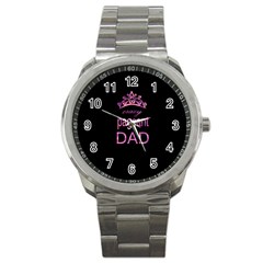 Crazy Pageant Dad Sport Metal Watch by Valentinaart